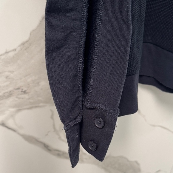 Mod Ref Navy Muscle Sweater w Open Sides - Picture 5 of 9